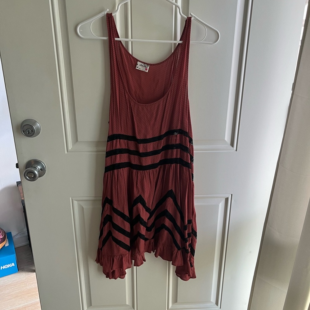 Free People rust tunic
